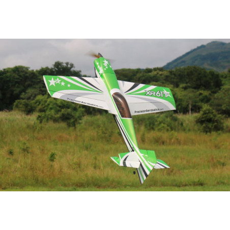 Flugzeug Precision Aerobatics XR 61 T grün ARF ca.1.55m