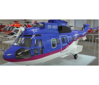Helicoptere Classe 800     225 Blue White Super Puma  KIT Version 2