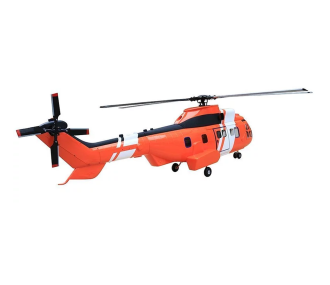 Fuselage Helicoptere Classe 800    225 Orange White Super Puma KIT Version 2