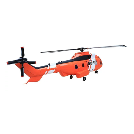 Rumpf Helikopter Klasse 800 225 Orange White Super Puma KIT Version