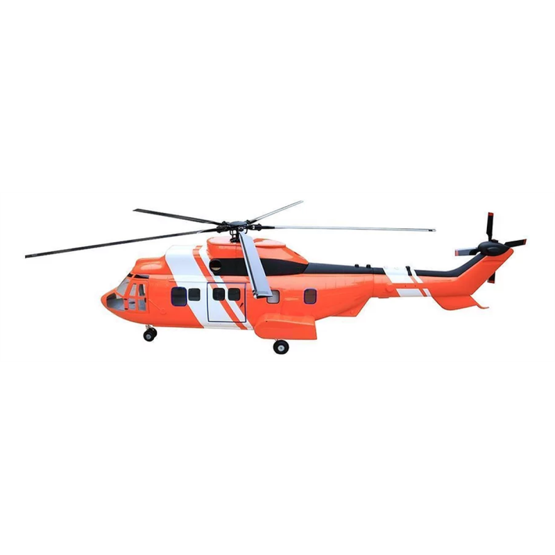 Fusoliera elicottero Classe 800 225 Arancione Bianco Super Puma Versione KIT