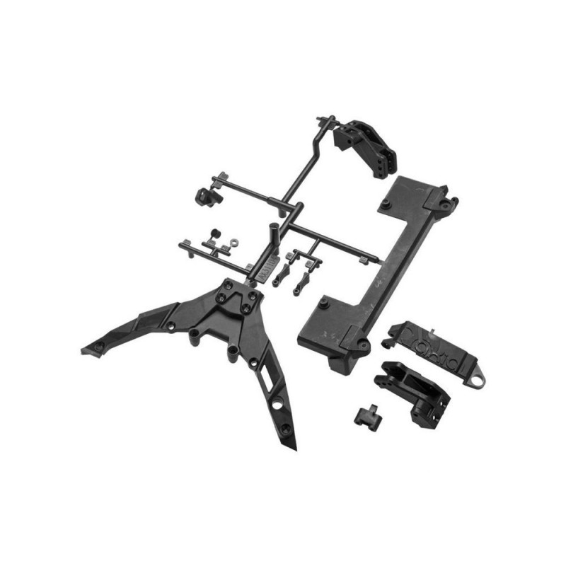 AXIAL AX31104 Rear Chassis Electronic Components Yeti - FLASH RC
