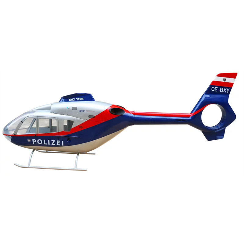 Fusoliera elicottero Classe 800 EC135 T2 Polizei DE Versione KIT