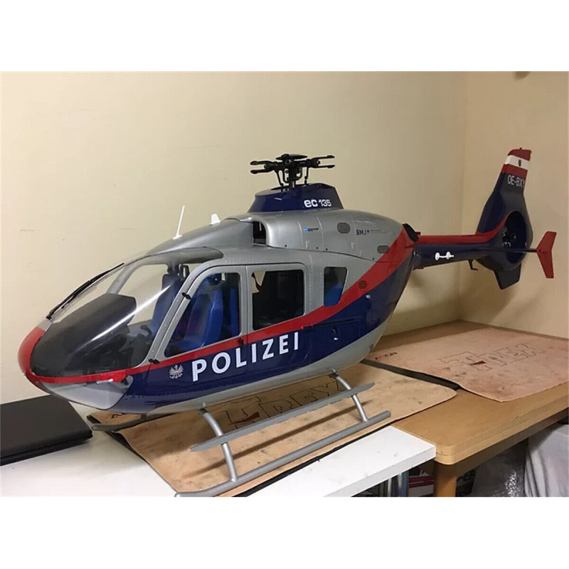 Fuselage Helicoptere Classe 800 EC135 T2 Polizei DE KIT Version