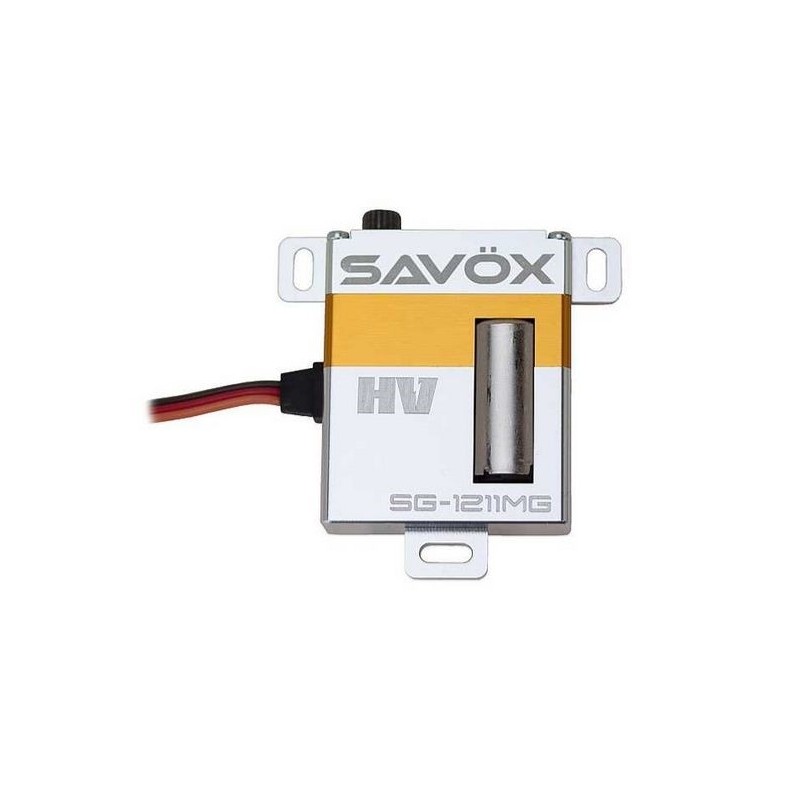 Servo numérique aile Savox SG-1211MG (30g, 11kg.cm, 0.15s/60°) - FLASH RC