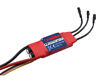 Controleur Brushless Robbe RO-Control6 4-50 V2 3-4S-50 (70A) 5V/ 5A Regulateur SWITCH BEC 2