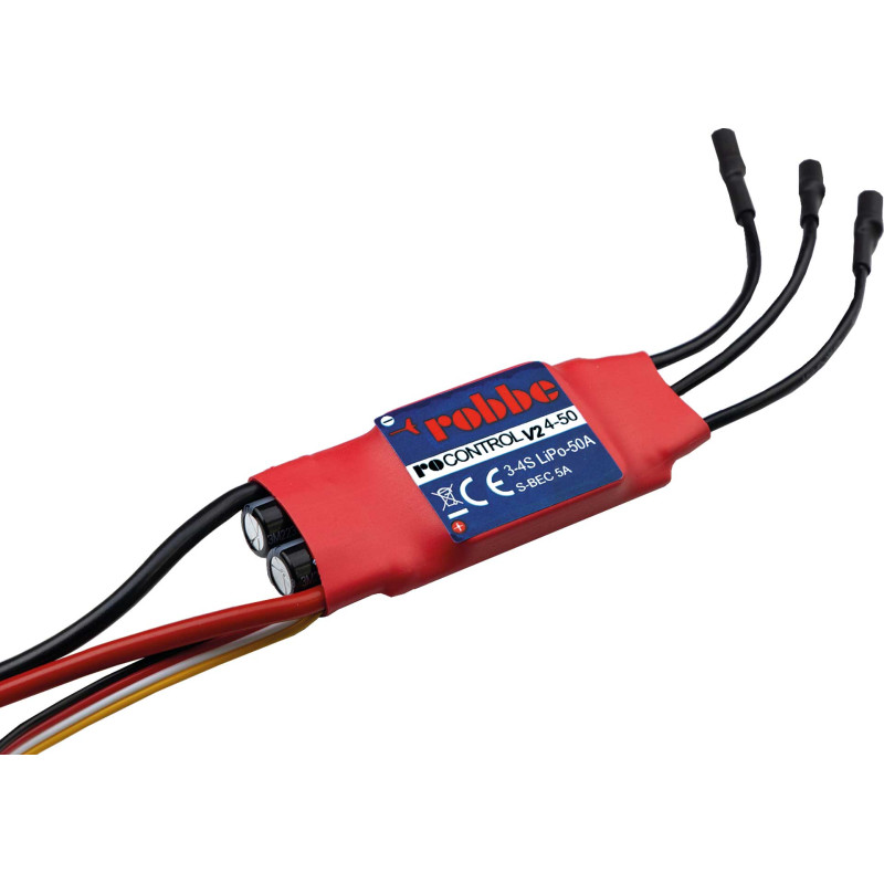 Brushless Controller Robbe RO-Control6 4-50 V2 3-4S-50 (70A) 5V/ 5A Regulator SWITCH BEC