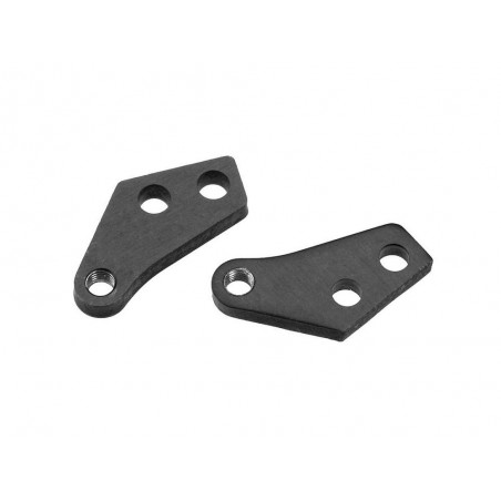 Ricambi per auto RC - AXIAL AX30778 Zero Ackerman Piastra di sterzo (2) - FLASH RC