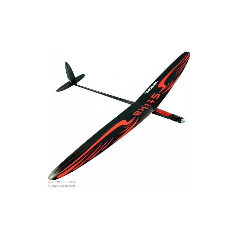 Stika -1- F3K aprox.1.49m PNP All Carbon TOPMODEL - Rojo