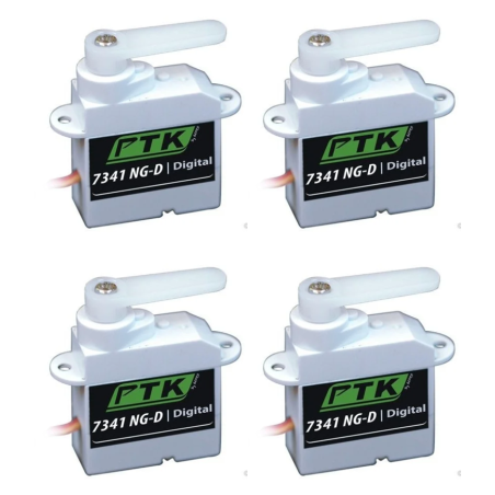 Pack 4 x Servo Pro-Tronik digital 7341 NG-D - FLASH RC