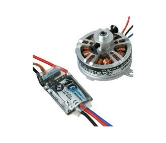 Antriebssets - Combo XM2812CA-27 (19g, 1780kV, 80W) + Controller 10A - FLASH RC