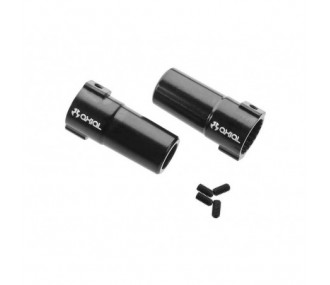 Piezas para coches RC - AXIAL AX30789 Alum Straight Axle Hub Carrier (2) - FLASH RC