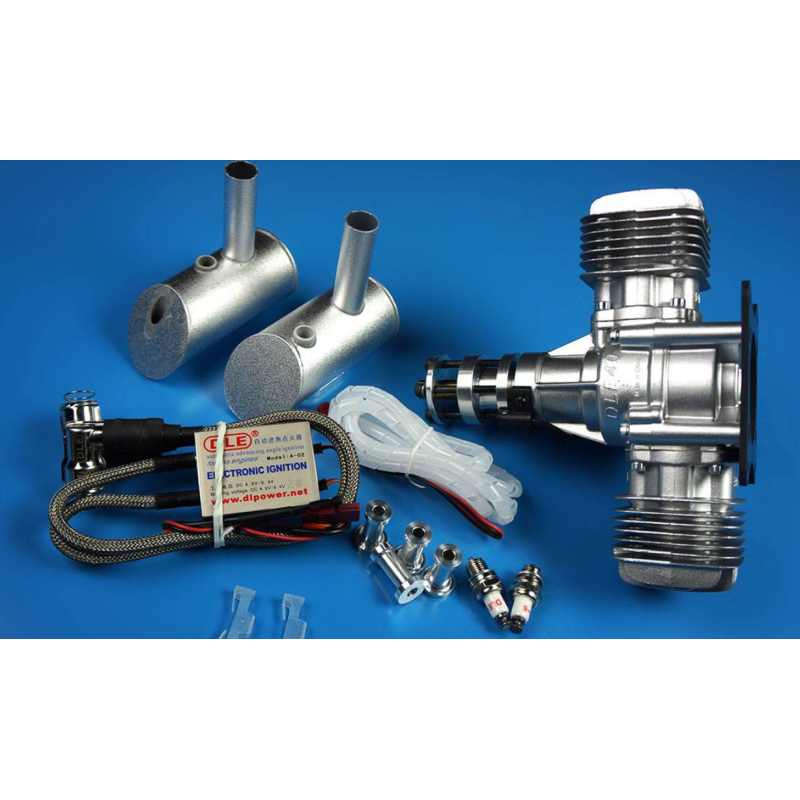 Moteurs essence - Moteur essence 2 temps DLE-40 - Dle Engines - FLASH RC