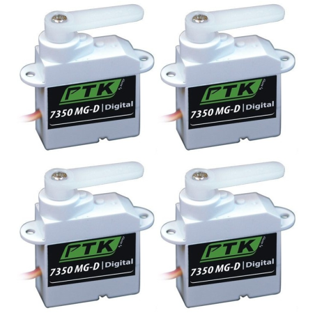 Pack 4 x Servo Pro-Tronik digital 7350 MG-D - FLASH RC