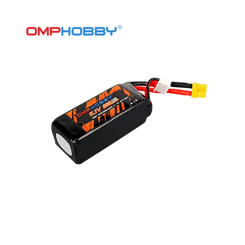 OMP HOBBY Akku - LiPo Battery 11.1V 3S 650mAh 45C