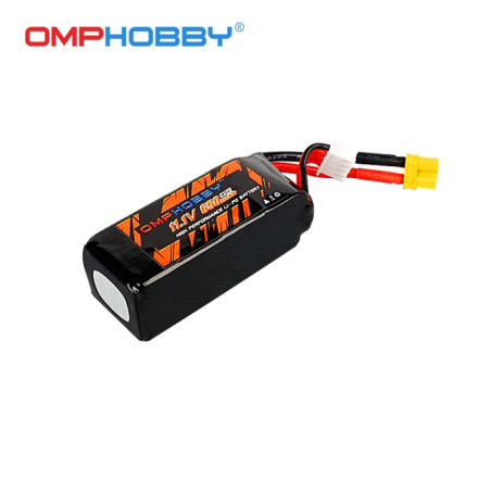 Batería OMP HOBBY - Batería LiPo 11.1V 3S 650mAh 45C