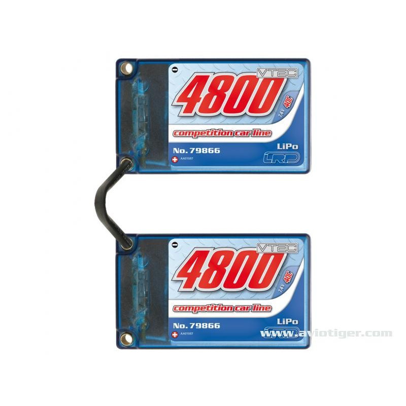 LIPO SADDLE 4800 40C 7.4V 2S CAR 
