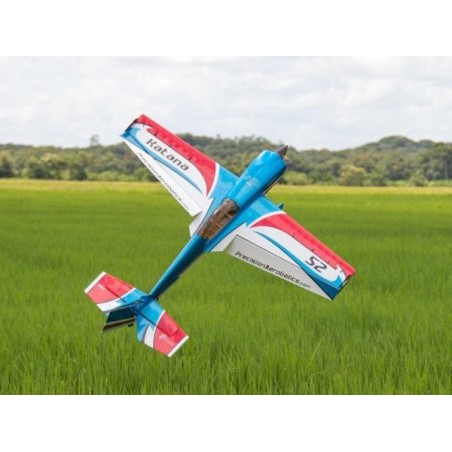 RC-Kunstflugzeuge - Precision Aerobatics Katana 52 blau/rot ARF ca.1.32m - FLASH RC