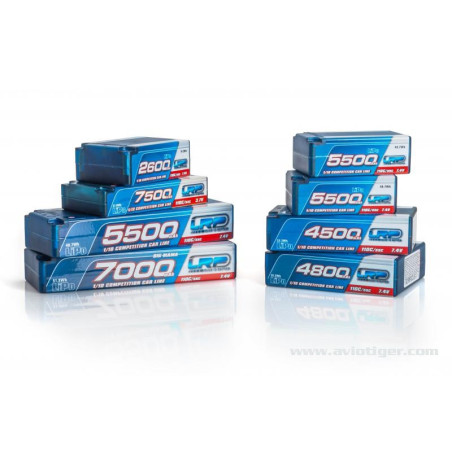 Batterie / Accu LIPO 4800  SQUARE 7.4V 55C 