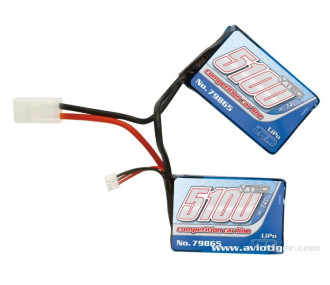 Batterie / Accu LIPO 5100 28C 7.4V 2S CAR  2