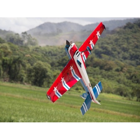 Avion Precision Aerobatics Katana 52 bleu/rouge ARF env.1.32m - FLASH RC