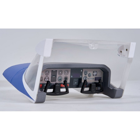 FMS Cessna 182 1500mm PNP (Bleu)