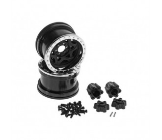 AXIAL AX31037 2.2 Walker Evans Wheels Chrome Black (2) - FLASH RC