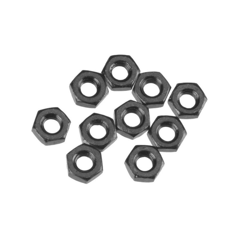 AXIAL AXA1040 Thin Hex Nut M3 Black (10) - FLASH RC