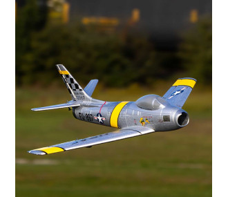 UMX F-86 Sabre 30mm EDF Jet BNF Basic con AS3X e SAFE Select- FLASH RC