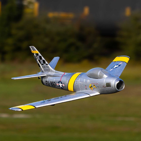 UMX F-86 Sabre 30mm EDF Jet BNF Basic con AS3X e SAFE Select- FLASH RC