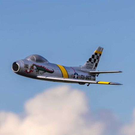 UMX F-86 Sabre 30mm EDF Jet BNF Basic con AS3X e SAFE Select- FLASH RC