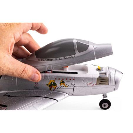 UMX F-86 Sabre 30mm EDF Jet BNF Basic con AS3X y SAFE Select- FLASH RC
