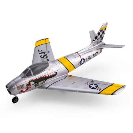 UMX F-86 Sabre 30mm EDF Jet BNF Basic con AS3X e SAFE Select- FLASH RC