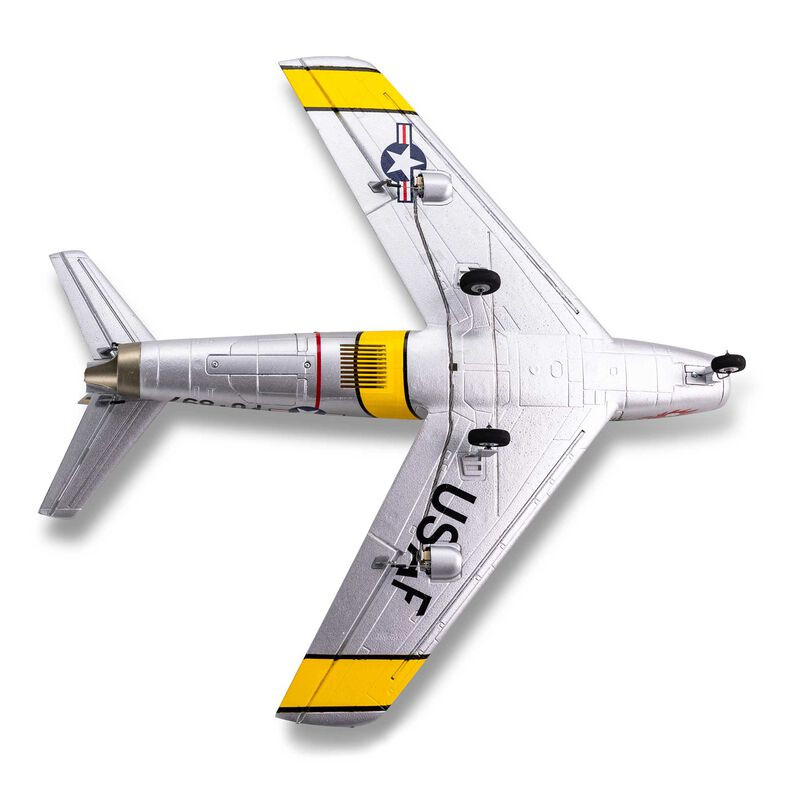 UMX F-86 Sabre 30mm EDF Jet BNF Basic with AS3X and SAFE Select- FLASH RC
