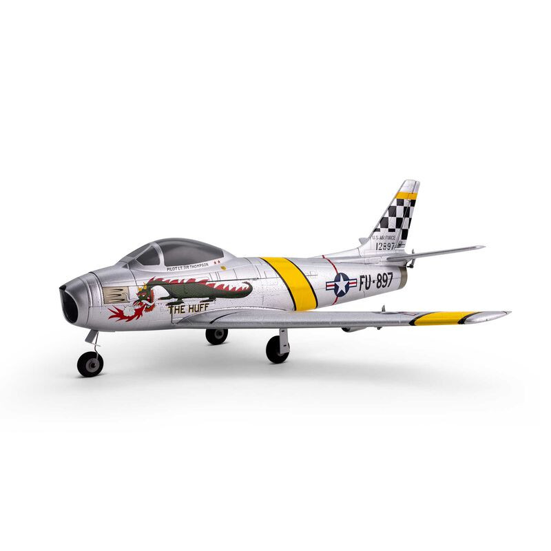 UMX F-86 Sabre 30mm EDF Jet BNF Basic con AS3X e SAFE Select- FLASH RC