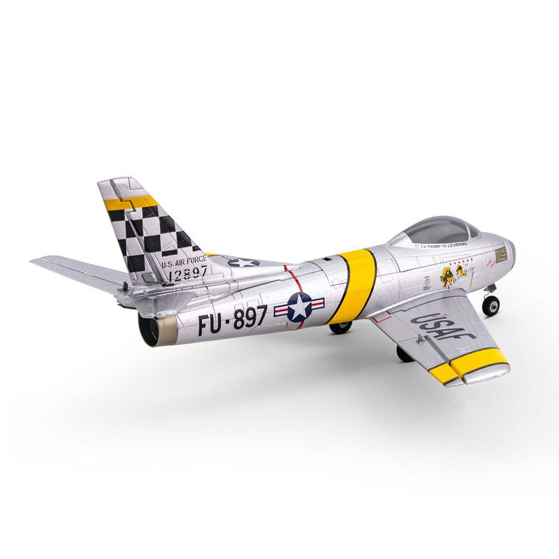 UMX F-86 Sabre 30mm EDF Jet BNF Basic with AS3X and SAFE Select- FLASH RC
