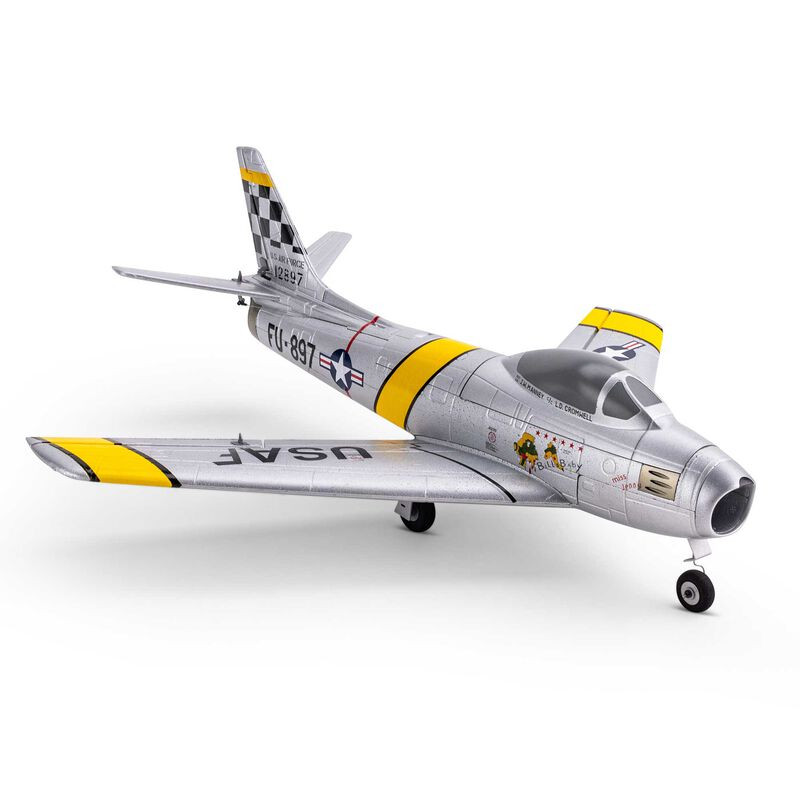 UMX F-86 Sabre 30mm EDF Jet BNF Basic con AS3X e SAFE Select- FLASH RC