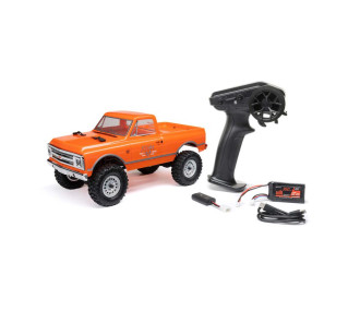 1/24 SCX24 1967 Chevrolet C10 4WD Brushed Truck RTR, Orange - FLASH RC 2