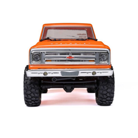 1/24 SCX24 1967 Chevrolet C10 4WD Brushed Truck RTR, Orange - FLASH RC
