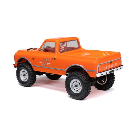 1/24 SCX24 1967 Chevrolet C10 4WD Camión Cepillado RTR, Naranja