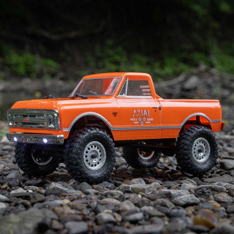 1/24 SCX24 1967 Chevrolet C10 4WD Camión Cepillado RTR, Naranja
