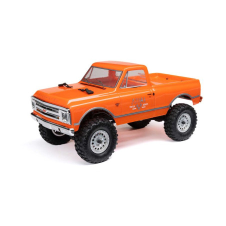 1/24 SCX24 1967 Chevrolet C10 4WD Brushed Truck RTR, Orange - FLASH RC