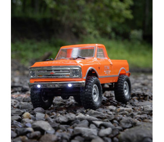 1/24 SCX24 1967 Chevrolet C10 4WD Brushed Truck RTR, Orange - FLASH RC