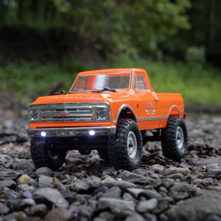 1/24 SCX24 1967 Chevrolet C10 4WD Brushed Truck RTR, Orange - FLASH RC