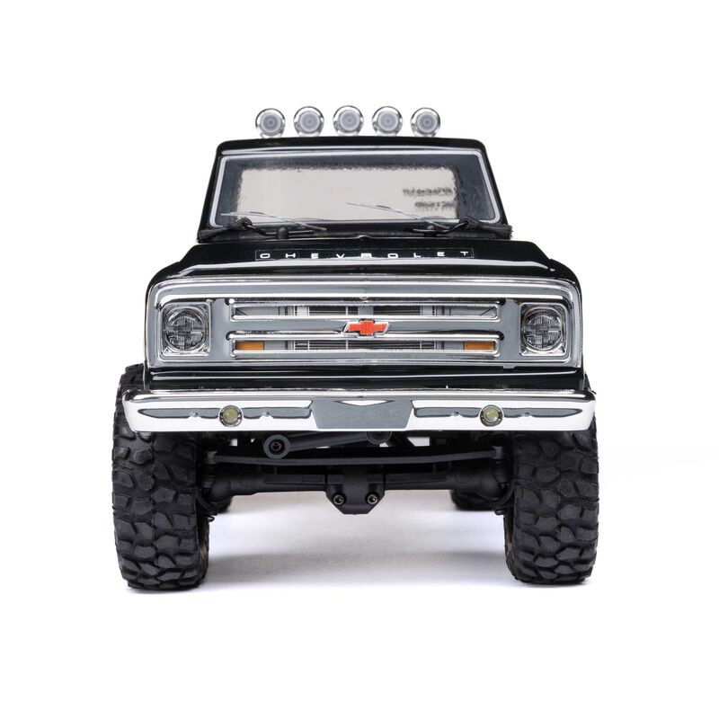 1/24 SCX24 1967 Chevrolet C10 4WD Brushed Truck RTR, Noir - FLASH RC