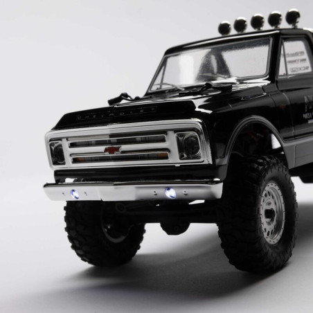 1/24 SCX24 1967 Chevrolet C10 4WD Brushed Truck RTR, Schwarz