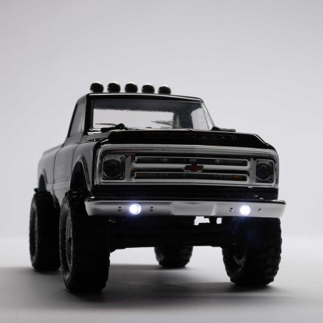 1/24 SCX24 1967 Chevrolet C10 4WD Brushed Truck RTR, Schwarz
