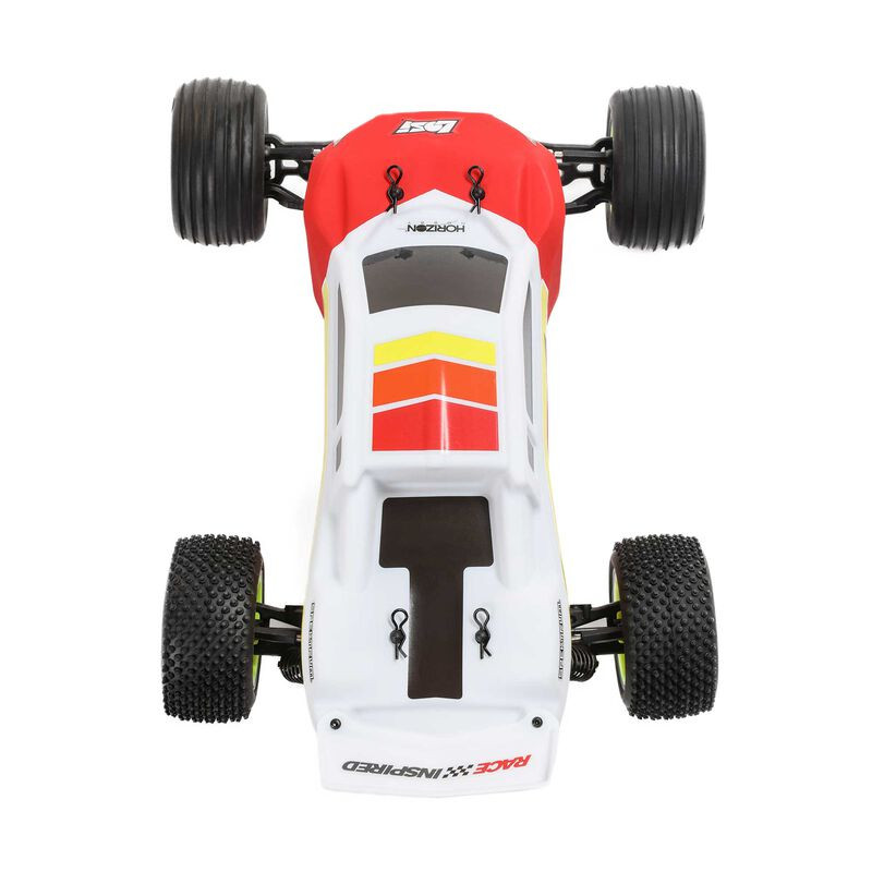 1/18 Mini-T 2.0 V2 2WD Stadium Truck Brushless RTR, Rouge - FLASH RC
