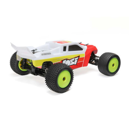 1/18 Mini-T 2.0 V2 2WD Stadium Truck Brushless RTR, Rouge - FLASH RC