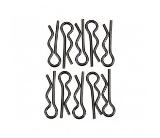 AXIAL AXA1059 Body Clip 6mm Black (10) - FLASH RC
